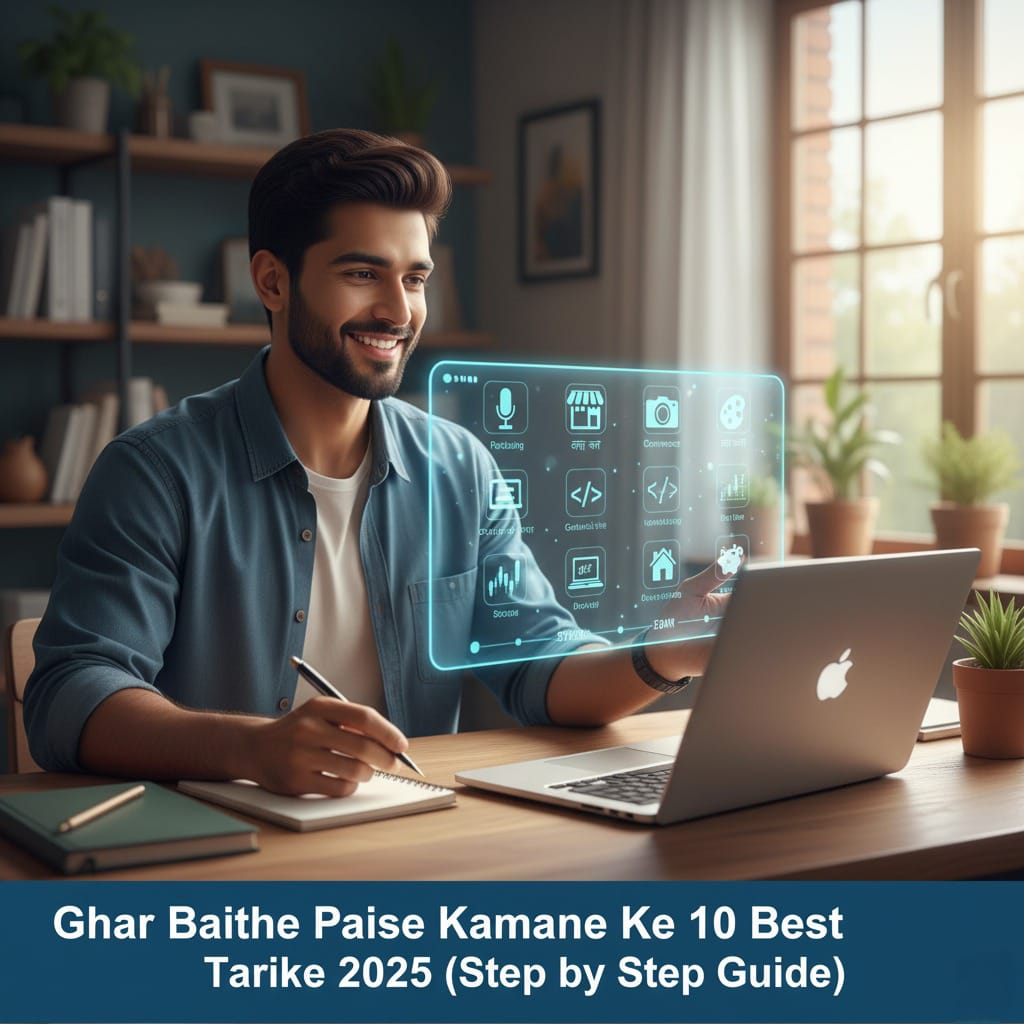 Ghar Baithe Paise Kamane Ke 10 Best Tarike 2025